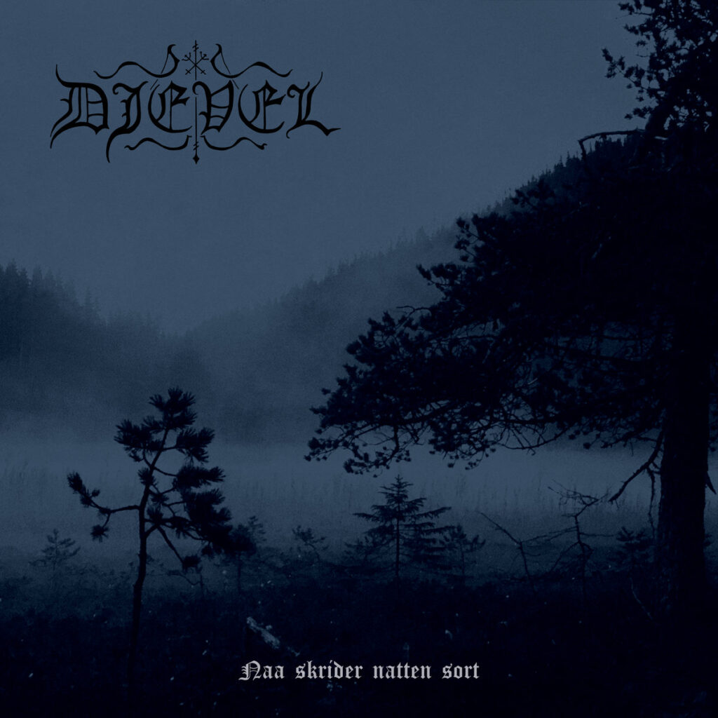 Naa skrider natten sort by DJEVEL